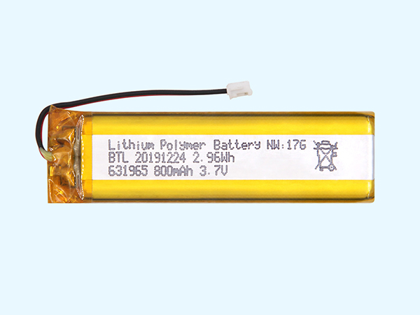 631965-800mah Polymer battery