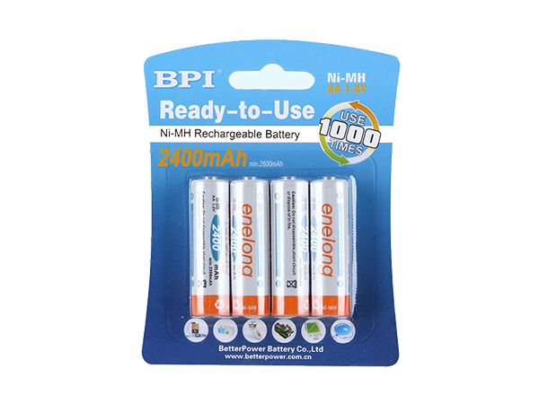 BPI-AA2400lsd low self discharge NiMH rechargeable battery