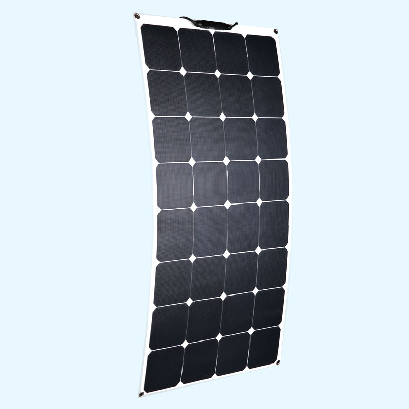 100W flexible panel with 0.3m MC4 output line, solar flexible panel